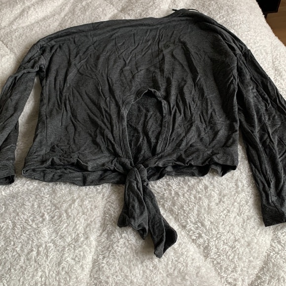 Super soft top with back cut out and bow. - Picture 1 of 2